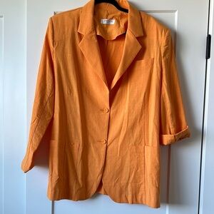 Storets Orange Blazer Jackets & Coats